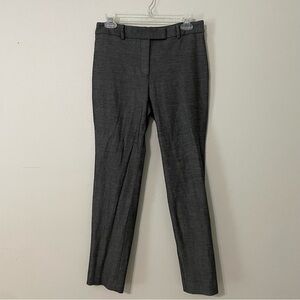 Talbots High Waist Straight Leg Gray Pant Petite Office Wear Size 4P